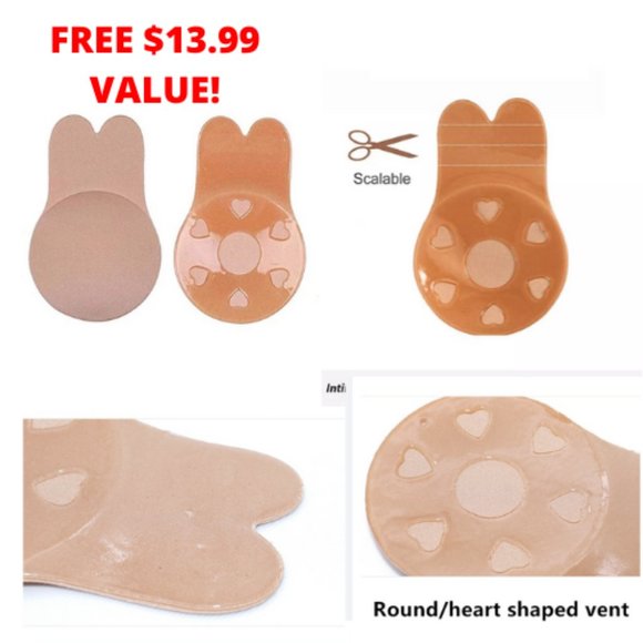 Adhesive Push up Strapless Bra - Picture 7 of 12